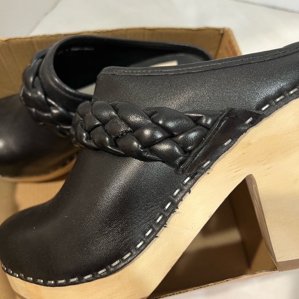Dolce Vita Double Decker black mule New never worn Size 6 - Picture 5 of 11